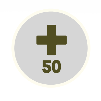 50 Plus Fitness Class Icon